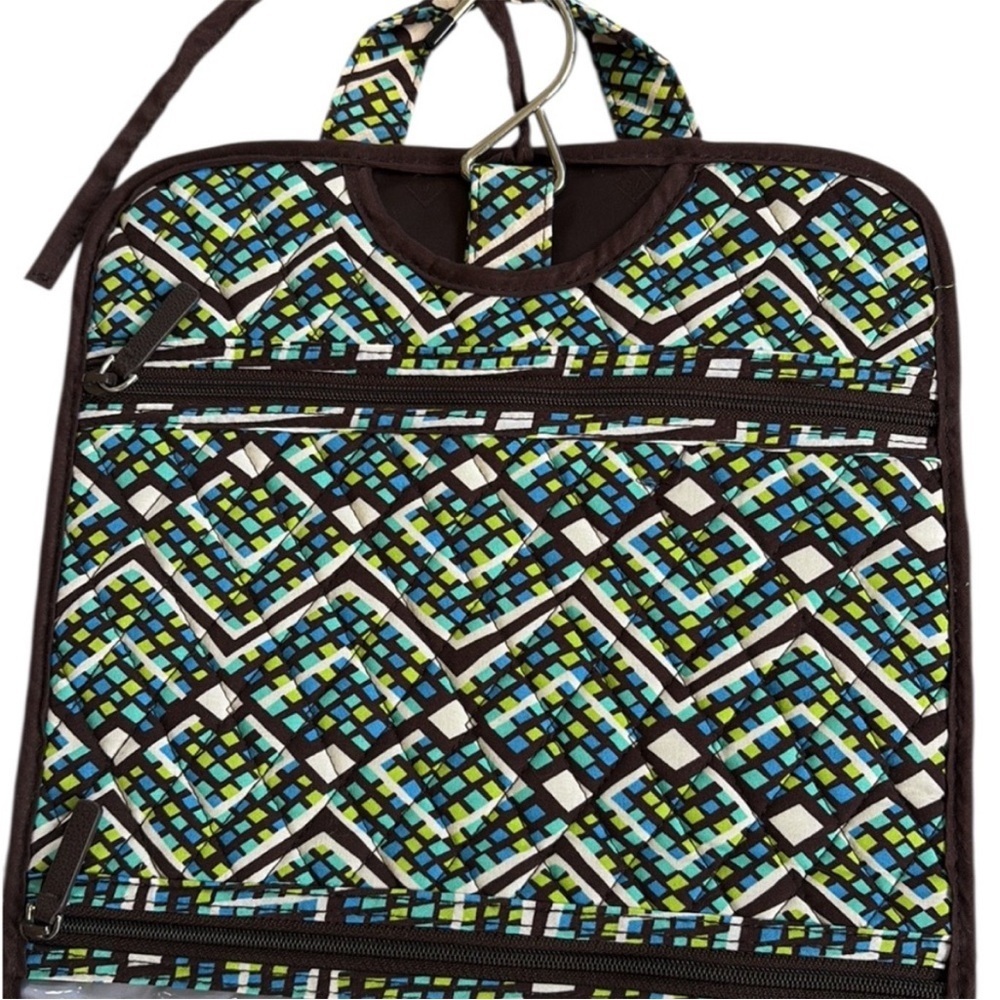 NWT Vera Bradley Hanging Organizer Rain Forest Pattern Jewelry MakeUp Travel Kit - Picture 11 of 11